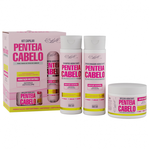 Kit Capilar Penteia Cabelo 3 itens