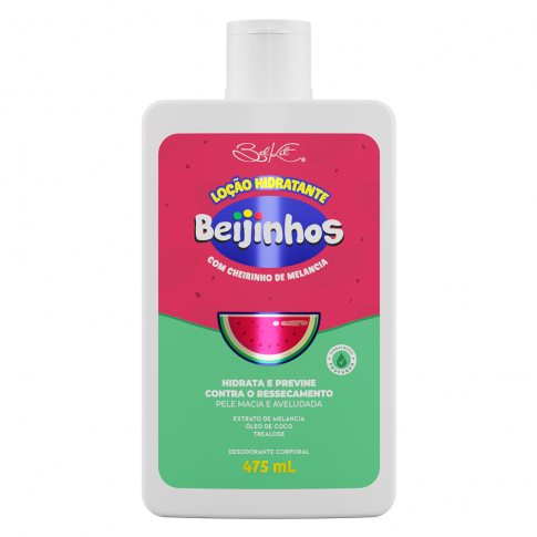 Loção Hidratante Beijinhos Melancia (475 ml)