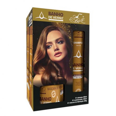 Kit Capilar Banho de Verniz (3 itens)