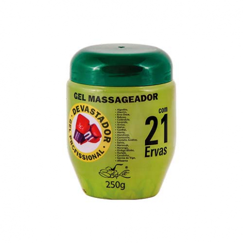 Gel Massageador Com 21 Ervas (250 g)