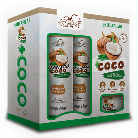 Kit Capilar Mais Coco (4 itens)