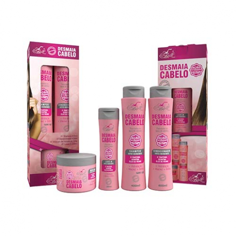 Kit Capilar Desmaia Cabelo   Belkit 4 Itens | Parcelamento Sem Juros