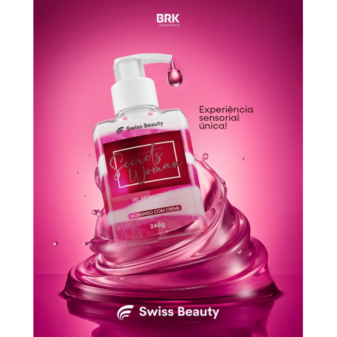 Gel Aromatizante Beijável 240g Swiss Beauty BELKIT