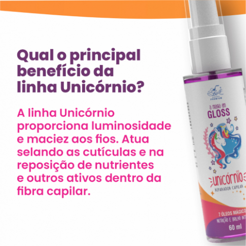 Gloss Capilar Unicórnio (60ml)