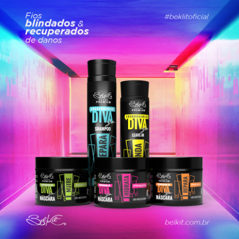 Kit Capilar Cronograma de Diva (5 itens)