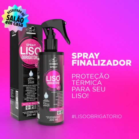 Liso Obrigatório - Spray Finalizador 200ml