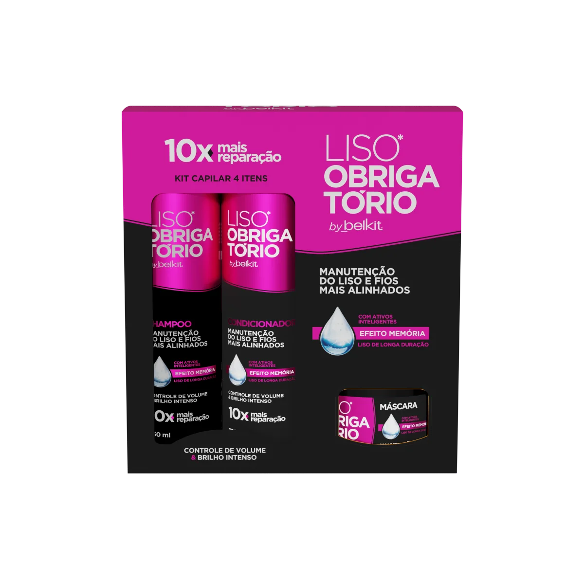 Kit 4 Itens Liso Obrigatório Belkit