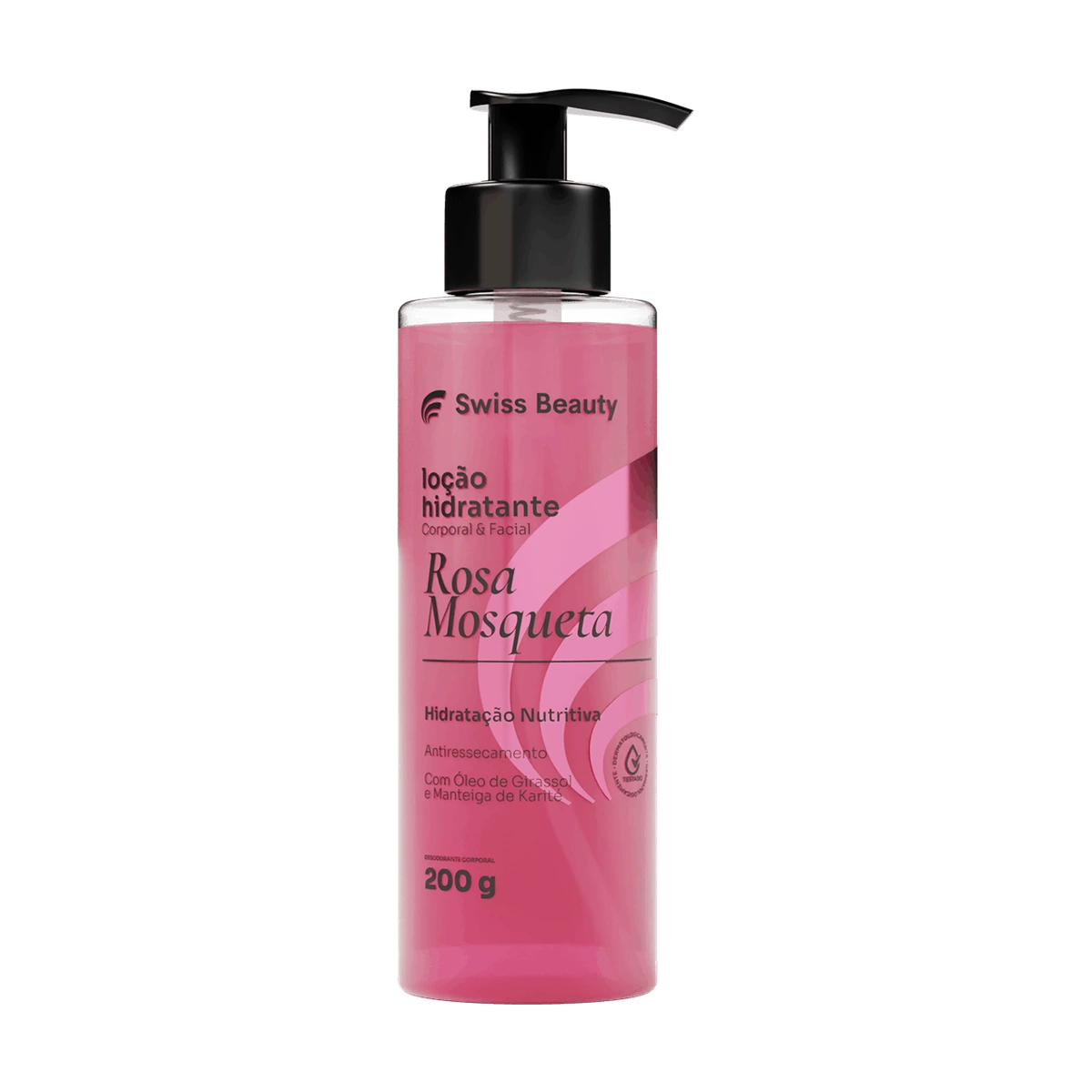 Loção Hidratante Rosa Mosqueta 200 g Swiss Beauty