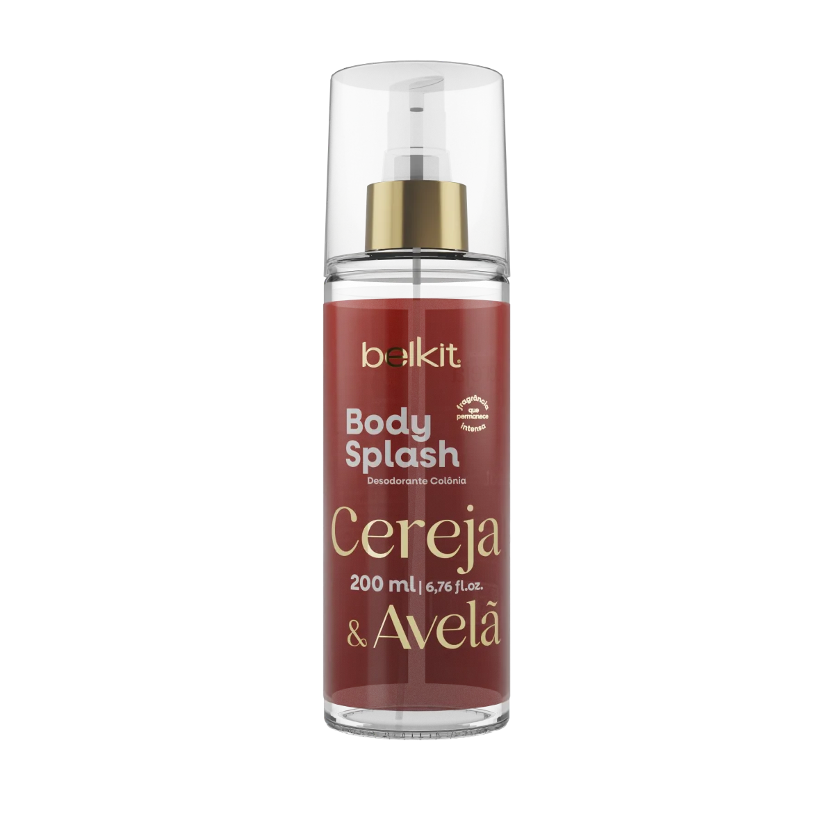 Body Splash Cereja e Avelã 200 ml Belkit