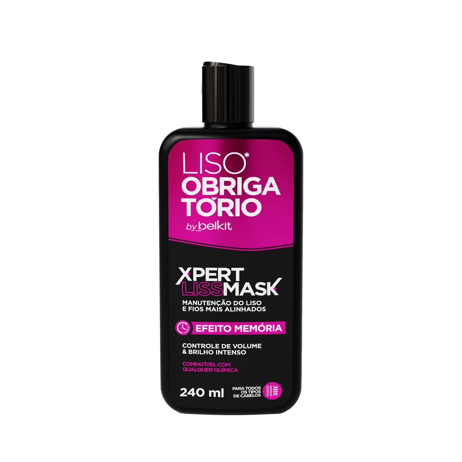 Xpert Liss Mask Liso Obrigatório 240 ml — Vista frontal